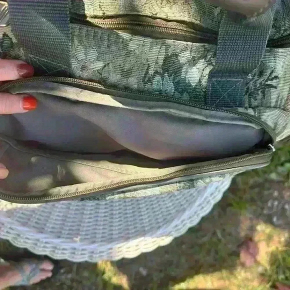 IMPULS luggage carry on toiletry bag. Tapestry. Vintage. - Picture 7 of 13